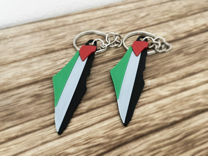 2er Set Palästina Schlüsselanhänger | Palestine Keychain | Gaza | Anhänger | Schlüsselbund | Islamisches Geschenk | Zubehör