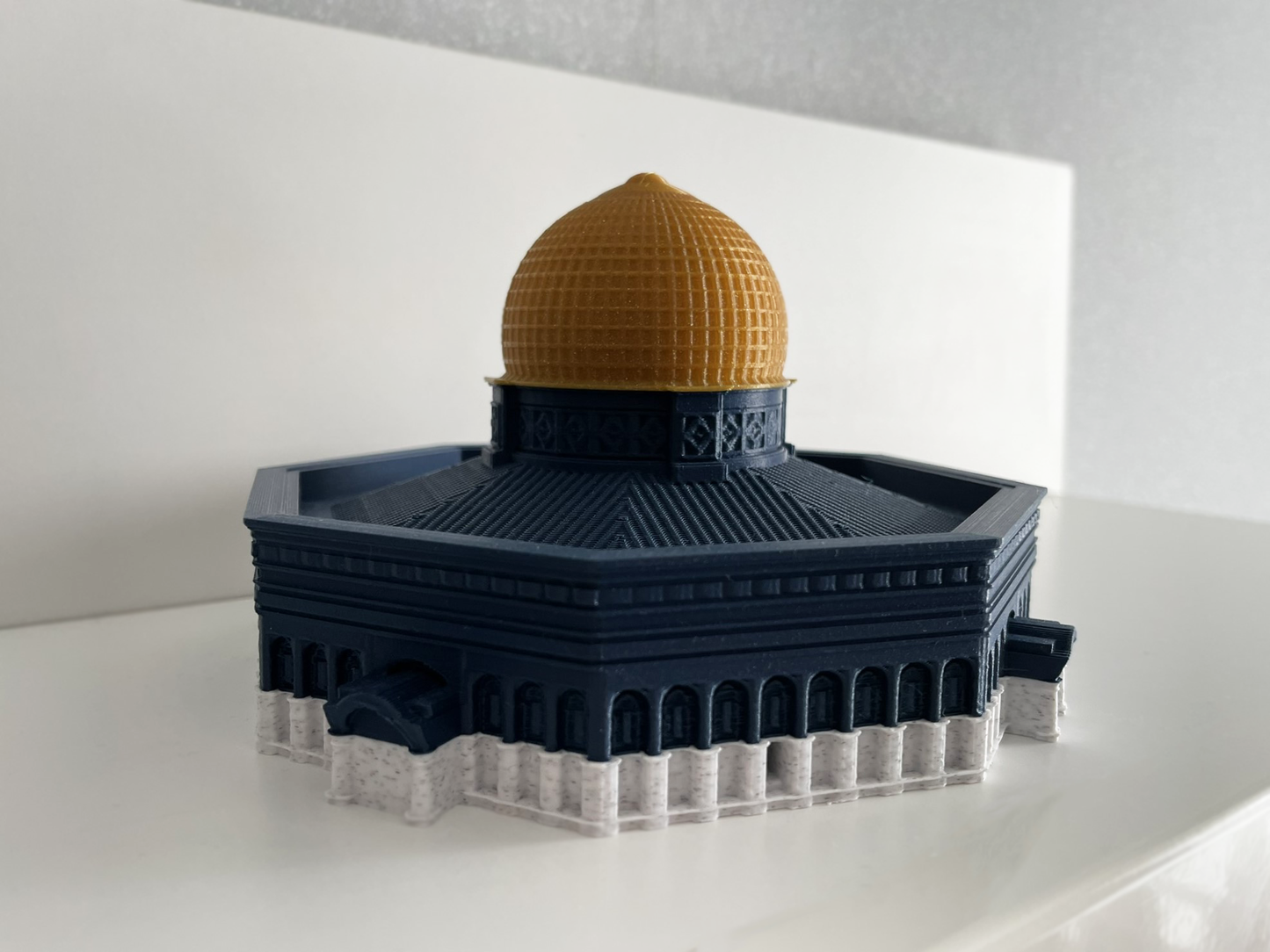 Al-Aqsa Moschee Felsendom Wohndeko | Dome of the Rock Modell | Jerusalem | Palästina | Islamische Architektur | Islamische Geschenke